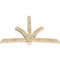 Ekena Millwork Davenport Rough Sawn Timber Gable Bracket, Douglas Fir, 96"W x 64"H x 4"D x 6"F, 16/12 Pitch GBW096X64X0406DAV00RDF - alternate 2